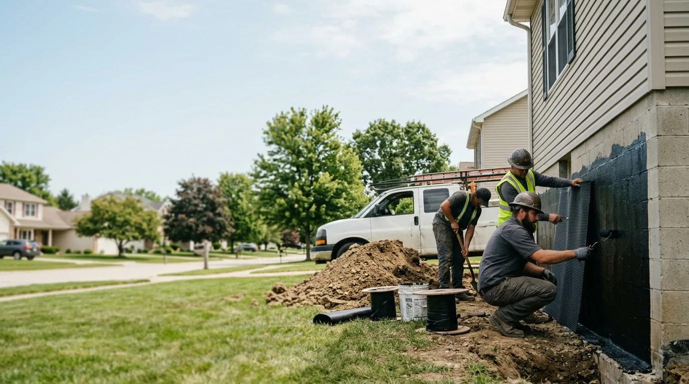 Basement Waterproofing in Morrisonville, IL near me